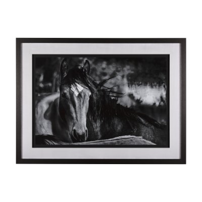 14634 - Watched Presence by Mercana Studio a Hand Embellished Textured Framed Photo Art Print Matted under G