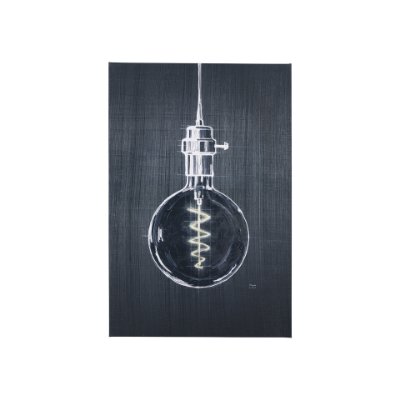 102188-S - Bright Idea II by Mercana Studio a Hand Embellished Textured Canvas