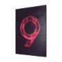 102369-L - Numbers IX by Mercana Studio a Hand Embellished Textured Canvas