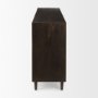 69955 - Tucker Dark Brown w/ Carved Arch Pattern 4 Door Sideboard