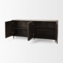 69955 - Tucker Dark Brown w/ Carved Arch Pattern 4 Door Sideboard