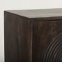 69955 - Tucker Dark Brown w/ Carved Arch Pattern 4 Door Sideboard