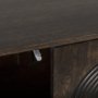69955 - Tucker Dark Brown w/ Carved Arch Pattern 4 Door Sideboard
