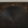 69955 - Tucker Dark Brown w/ Carved Arch Pattern 4 Door Sideboard