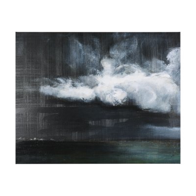 102445-L - Stormy Skies II by Mercana Studio a Hand Embellished Textured Canvas