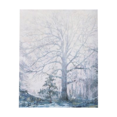 102499-S - A Fresh Winter Morning I by Mercana Studio a Hand Embellished Textured Canvas