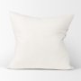 70313 - Jayden 22x22 Cream w/ Black Print Linen Square Pillow Cover