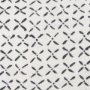 70313 - Jayden 22x22 Cream w/ Black Print Linen Square Pillow Cover
