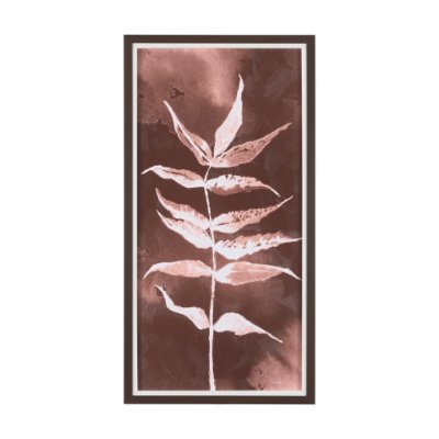 14808 - Sienna Silhouette II by Mercana Studio a Hand Embellished Textured Framed Art Print