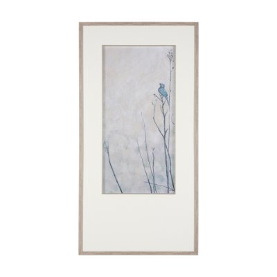 14868 - Bird Song II by Mercana Studio a Hand Embelished Textured Framed Art Print Matted under Glass