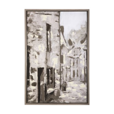 14878 - Old Lane I by Mercana Studio a Hand Embellished Textured Framed Art Print
