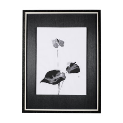 14901 - Peace Lily I by Mercana Studio a Hand Embellished Textured Framed Art Print