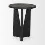 Picture of 70110 - Mattius Black Wood Accent Table