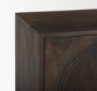 69953 - Tucker Dark Brown Wood w/ Carved Arch Pattern 2 Door Cabinet