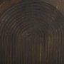 69953 - Tucker Dark Brown Wood w/ Carved Arch Pattern 2 Door Cabinet