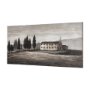 70372 - Tuscan Cypress 60x36 Hand Painted on Wood Oil Painting