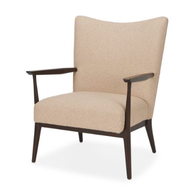 70426 - Argent Beige Boucle Accent Chair