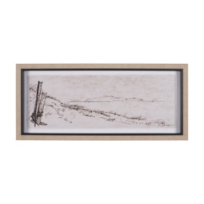 14994 - On the Shore I by Mercana Studio a Hand Embellished Textured Framed Art Print