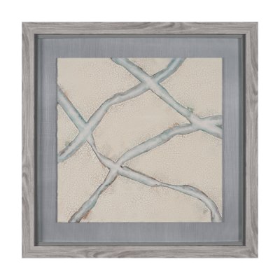 15009 - Fragment II by Studio M a handmade Original Framed Artwork under Glass