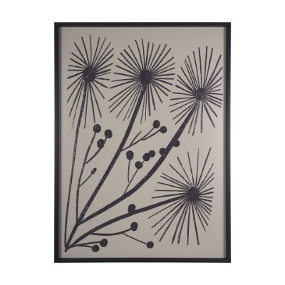 15079 - Simple Floral-Grow by Mercana Studio a Hand Embellished Textured Framed Art Print