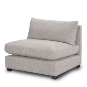 Halston Armless Light Grey Performance Fabric