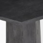 70165-AB - Maxine Hexagonal Black Wood Foyer Table
