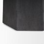 70165-AB - Maxine Hexagonal Black Wood Foyer Table