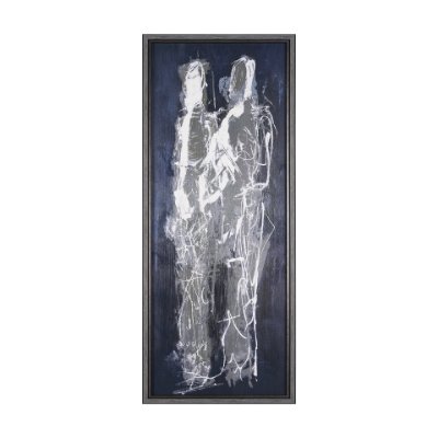 15133 - Gathering III by Mercana Studio a Hand Embellished Textured Framed Art Print