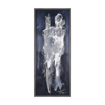 15134 - Gathering IV by Mercana Studio a Hand Embellished Textured Framed Art Print