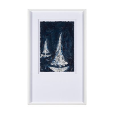 15135 - Paper Boats I by Studio M a Framed Art Print Matted under Glass
