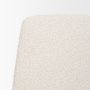 70261 - Eve Dining Chair w/ Cream Boucle Fabric & Matte Black Metal