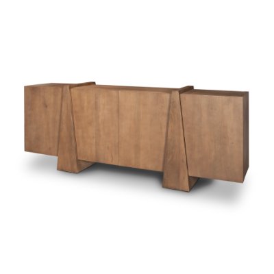70628 - Eula Medium Brown Wood 4-Door Sideboard