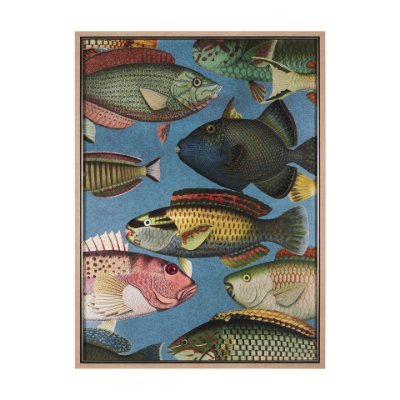 15158 - Vadum Piscis by Mercana Studio a Hand Embelished Textured Framed Art Print