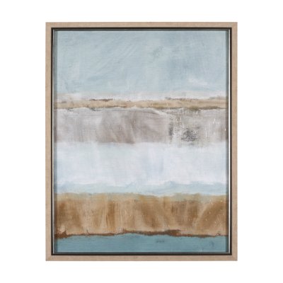 15163 - Quiet Echoes - Sweep by Mercana Studio a Hand Embellished Textured Framed Art Print