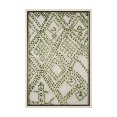 15186 - Story Teller I Olive by Mercana Studio a Hand Embelished Textured Framed Art Print