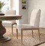 Picture of 69823 - Palisades Cream Upholstery w/ Solid Wood Armless Dining Chair 