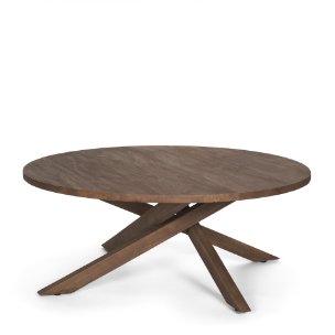 Solana Medium Brown Wood Coffee Table