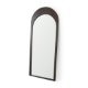 70621 - Celeste Dark Brown Wood Arched Floor Mirror