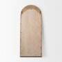 70623 - Celeste Light Brown Wood Arched Floor Mirror