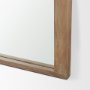 70623 - Celeste Light Brown Wood Arched Floor Mirror