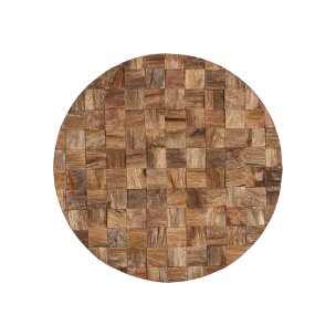 Into the Abyss II Light Brown Wood 24" Wall Decor