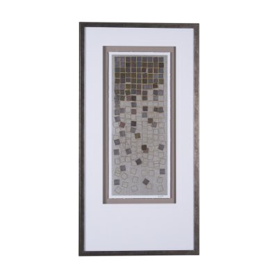 15283 - Broken Puzzle I by Mercana Studio a Hand Embellished Textured Framed Art Print Matted under Glass