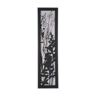15288 - Etched Silouette IV by Mercana Studio a Hand Embellished Textured Framed Art Print