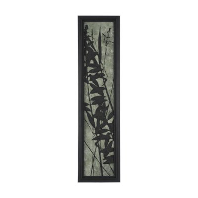 15290 - Etched Silouette VI by Mercana Studio a Hand Embellished Textured Framed Art Print