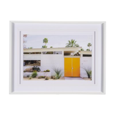 15317 - Palm Springs Villa by Irene Suchocki Hand Embellished Framed Photo Art Print Matted under Glass