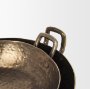 70668 - Pama Hammered Gold Metal Decorative Trays (Set of 2)