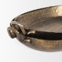 70668 - Pama Hammered Gold Metal Decorative Trays (Set of 2)