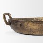 70668 - Pama Hammered Gold Metal Decorative Trays (Set of 2)