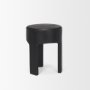 70727 - Riya Solid Black Wooden Stool