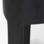 70727 - Riya Solid Black Wooden Stool